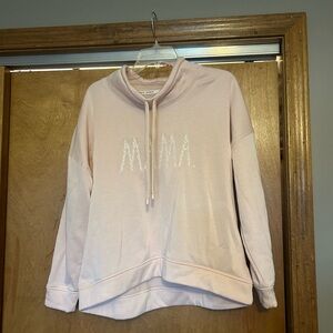 Rae Dunn Light Pink MAMA Pullover Hoodie